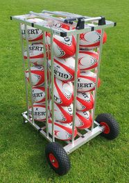Balcontainer Rugby voor 20 rugby ballen