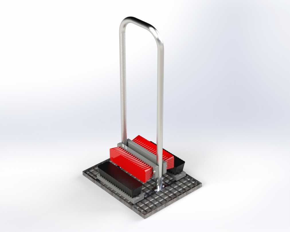 Schoenpoetser met handvat