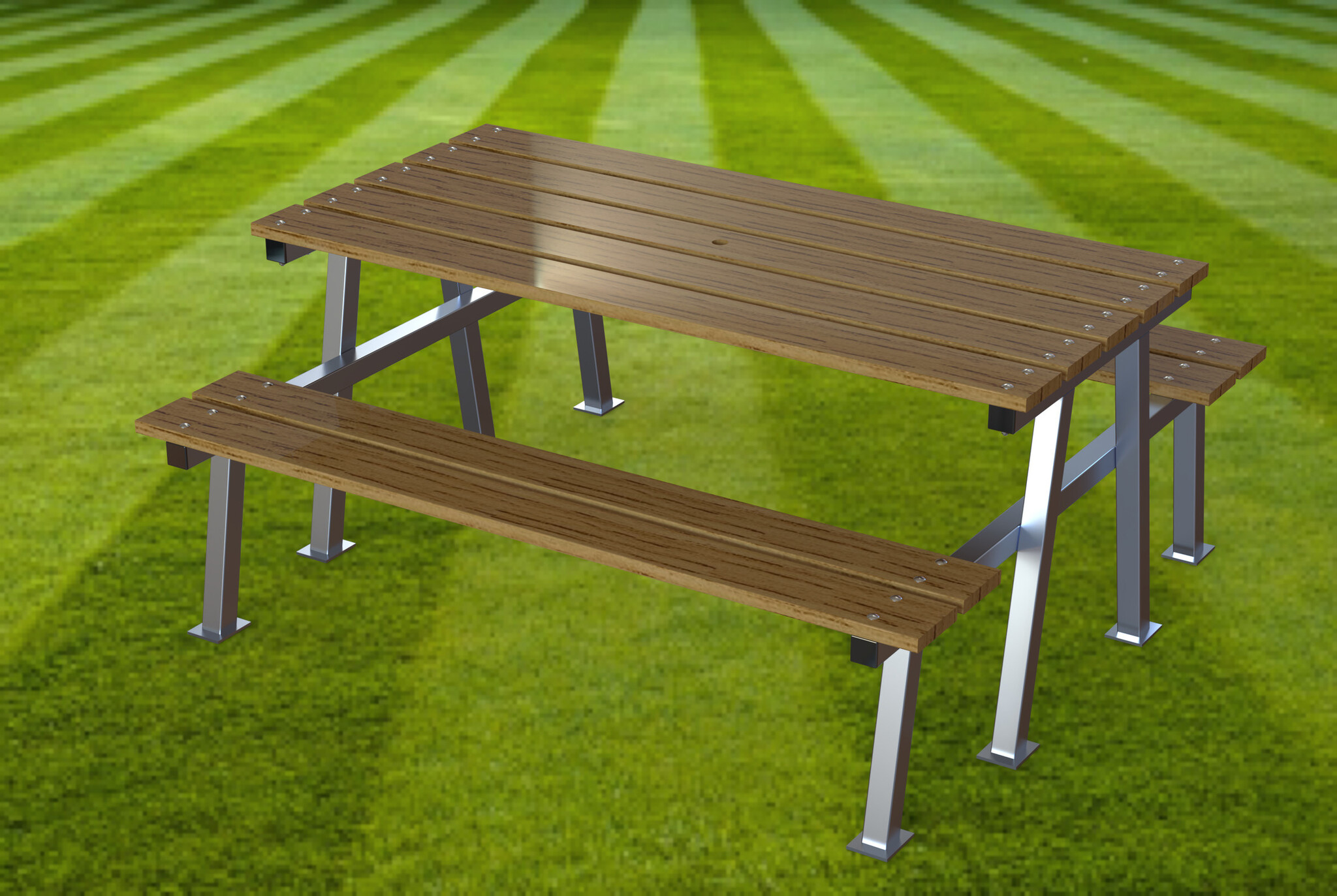 Picknickbank voor 6 personen