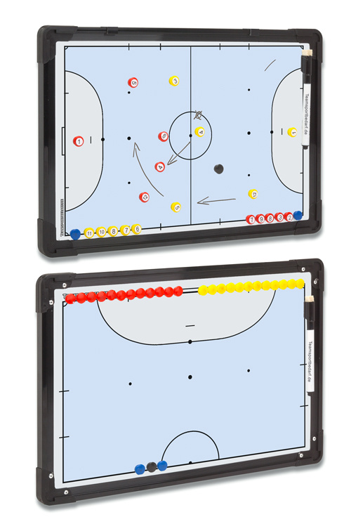 Tactiekbord Futsal 30x45 cm tweezijdig inclusief draagtas