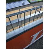 Profilé d'enseigne publicitaire en acier galvanisé (au mètre)