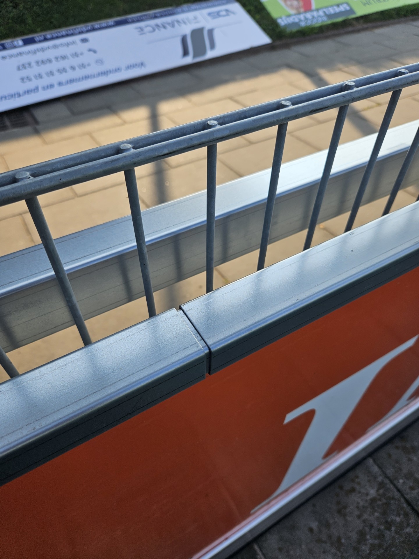 Reclamebord profiel verzinkt staal (per meter)