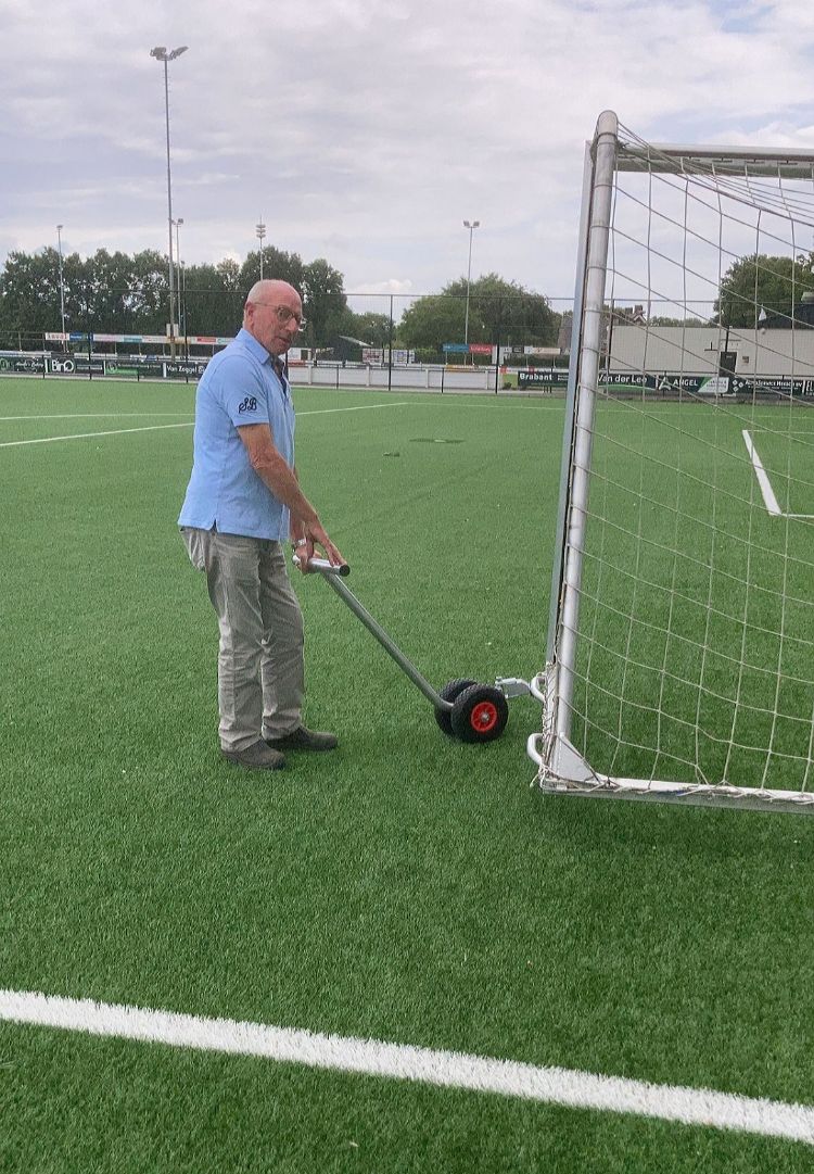 Doelhefsysteem voor voetbaldoelen