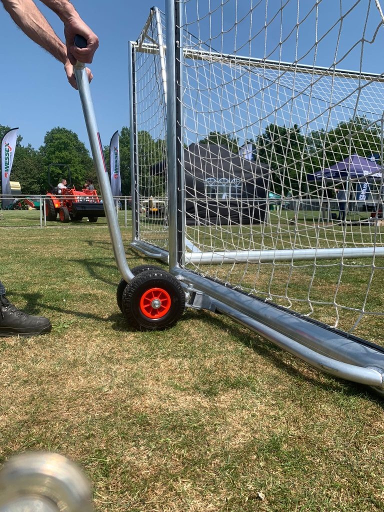 Doelhefsysteem voor voetbaldoelen