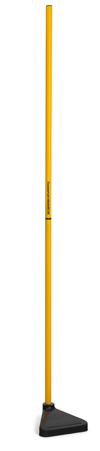 Plaque de base en caoutchouc (angulaire) pour barres d'un diamètre de 25 mm