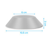 Porte-balle transparent – lot de 5 pièces