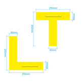 Set van 12  veld markers voor Pickleball