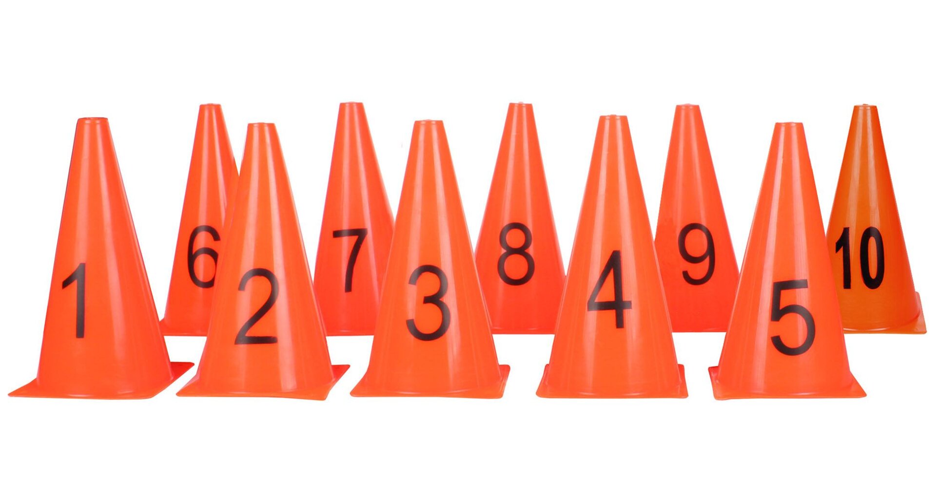 Ensemble de pions numérotés 1-10