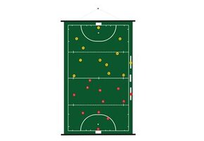 Tableau d'entraînement de hockey magnétique enroulable 80x100 cm