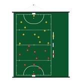 Oprolbaar magnetisch coachbord Hockey 95x105 cm