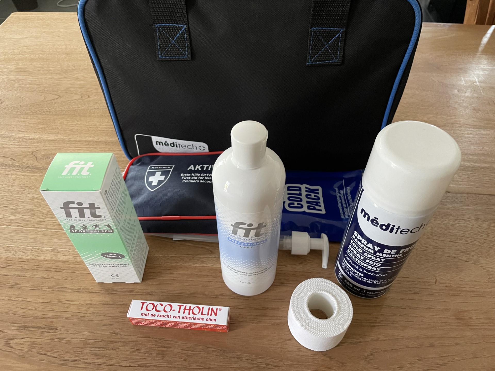 Verzorgingstas voor wedstrijden (Gevuld)