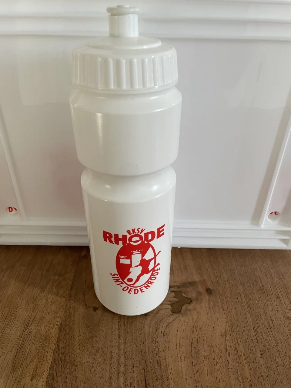 Bidon bedrukt met clublogo. Vanaf 50 stuks