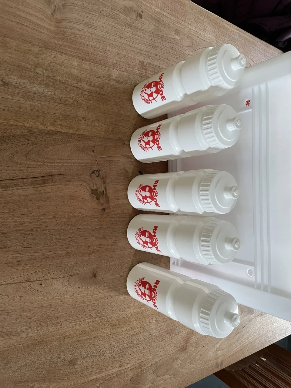Bidon bedrukt met clublogo. Vanaf 50 stuks