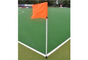 Hockey hoekvlagstok met veer - set van 4 stuks