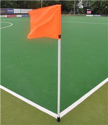 Hockey hoekvlagstok met veer - set van 4 stuks