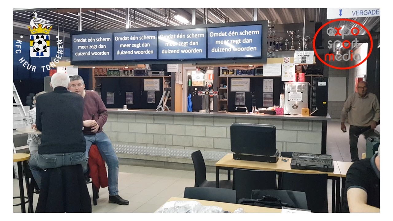 Digitale Reclame schermen voor uw kantine