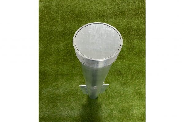 Pot moulu 120cm avec crêtes latérales