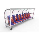 Pirogue mobile de 5 m pour 8 personnes avec chaises de sport luxueuses