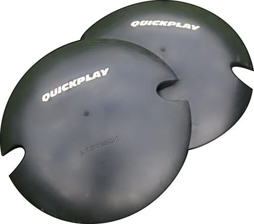 Verzwaarde voet met gleuf : set van 2 stuks