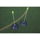 Verzwaarde voet met gleuf : set van 2 stuks