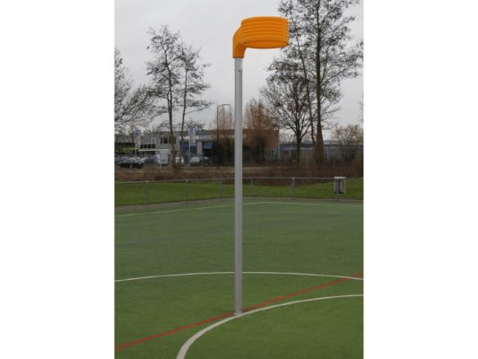 Poteau Korfball insert 3,5 m avec dessus réglable