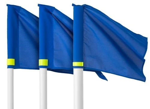 Klem of clip (Set van 4) voor hoekvlagstok