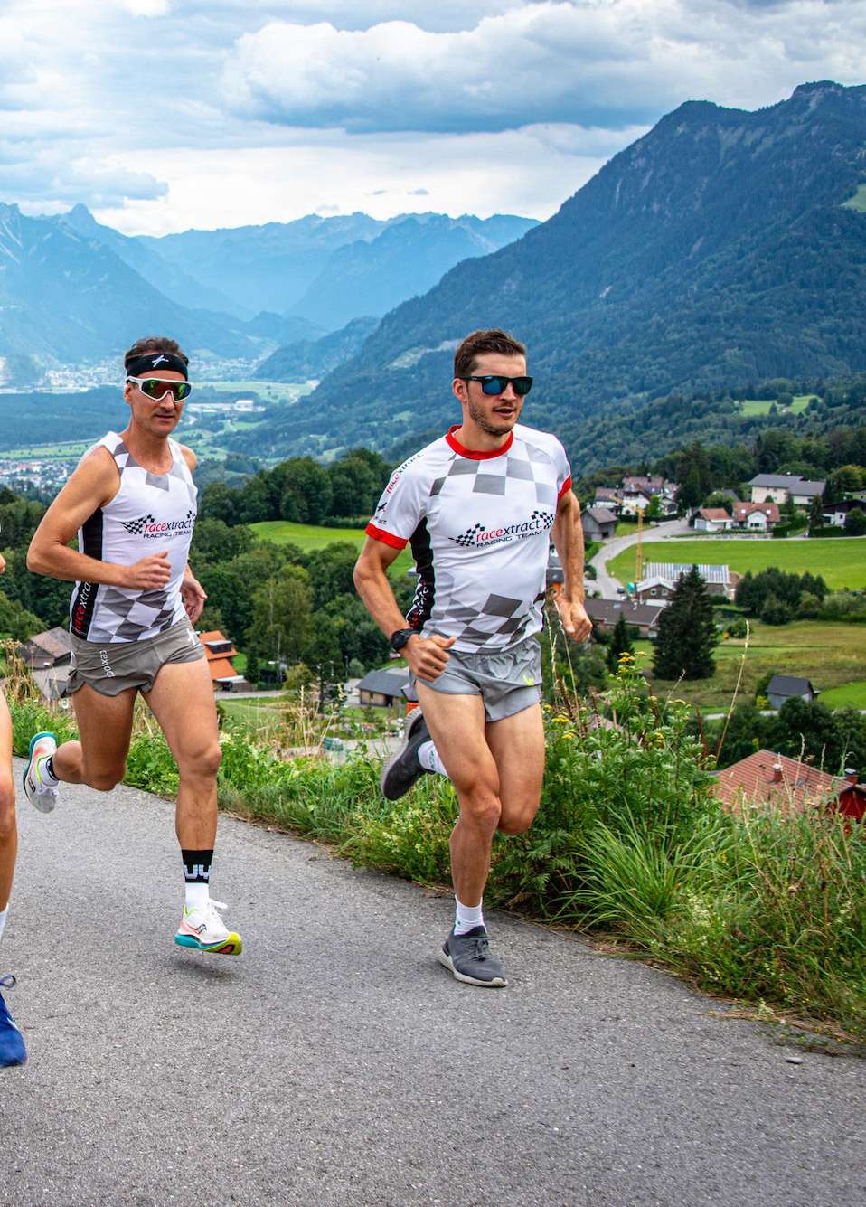 Vêtements d'équipe de course à pied, conception personnelle