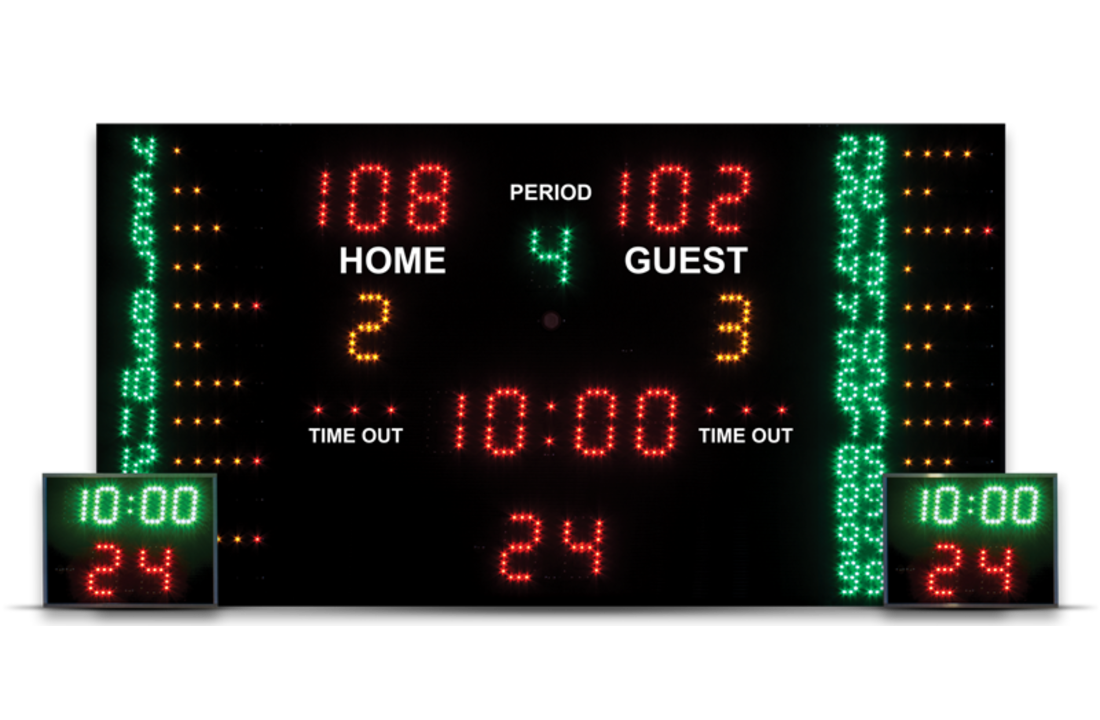 Tableau de score professionnel de basketball