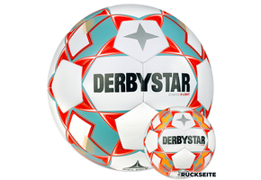 Ballon d'entraînement Derbystar Stratos Super Light taille 4 290 grammes