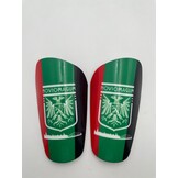 Scheenbeschermers met clublogo en sleeves