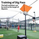 Volleybal trainingsmachine