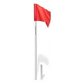 Cornervlaggen set – vlaggenstok met scharnier (wit) - Copy - Copy