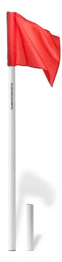 Cornervlaggen set – vlaggenstok met scharnier (wit) - Copy - Copy