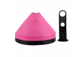 Afbakenbollen set 10x roze en 10x zwart