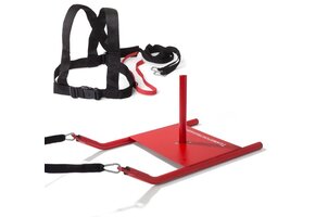 Sprint slede met schouderharnas en gewichten