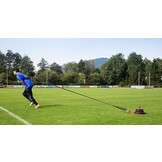 Sprint slede met schouderharnas en gewichten