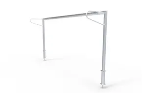 VP510 Vast voetbaldoel gecoat Vast P model 500x200