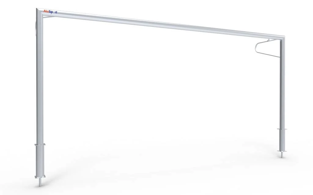 Vast voetbaldoel gecoat Vast P model 500x200