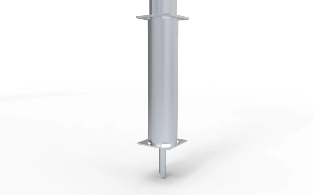 Vast voetbaldoel gecoat Vast P model 300x200