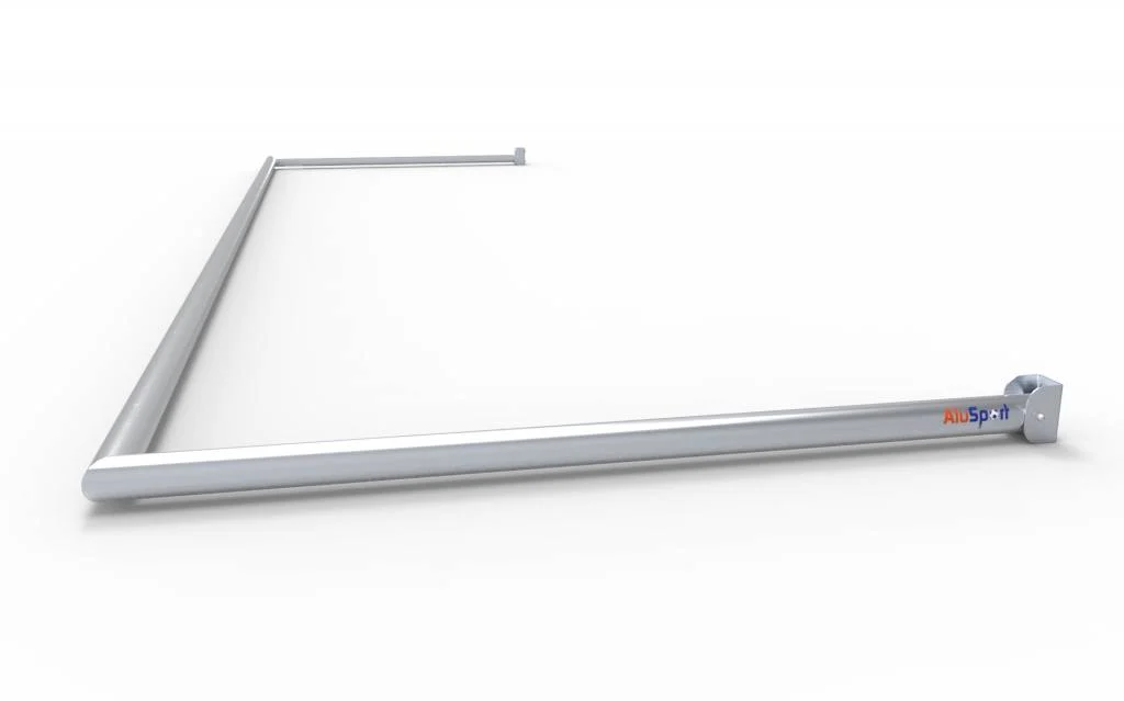 Grondkader Opklapbaar alu-grondkader voor VP510 diepte 1,50m profiel 65/60 + nethaakjes