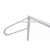 Verplaatsbaar doel  P-model 500x200x80x170 Profiel 80mm