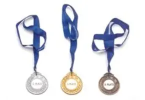 Medaille Goud met Lint - Bedrukking mogelijk