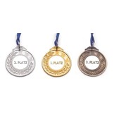 Médaille d'or avec ruban - Impression possible