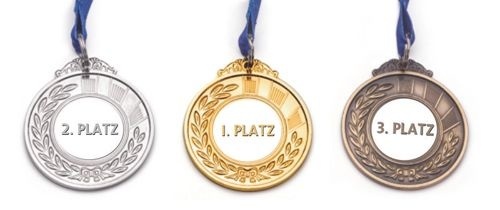 Medaille Goud met Lint - Bedrukking mogelijk