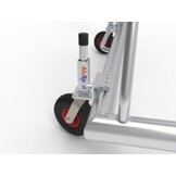 Liftsysteem 360 met 4 liftbare wielen voor voetbalgoals