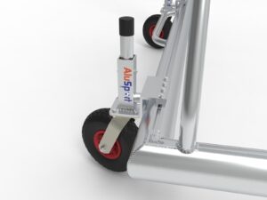 Système de levage 360 avec 4 roues relevables pour buts de football