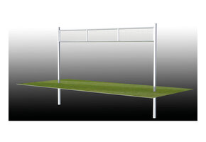 Filet de volley-ball anti-vandalisme, installation fixe