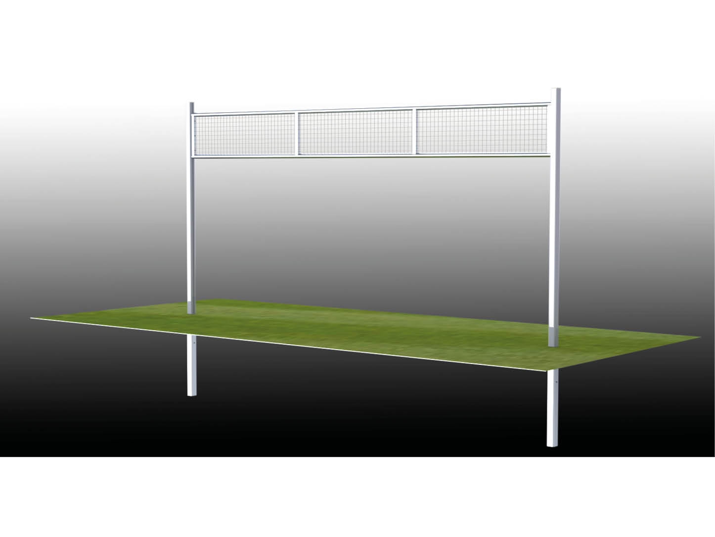 Volleybal Net Anti Vandalisme Vaste Installatie