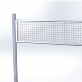Volleybal Net Anti Vandalisme Vaste Installatie