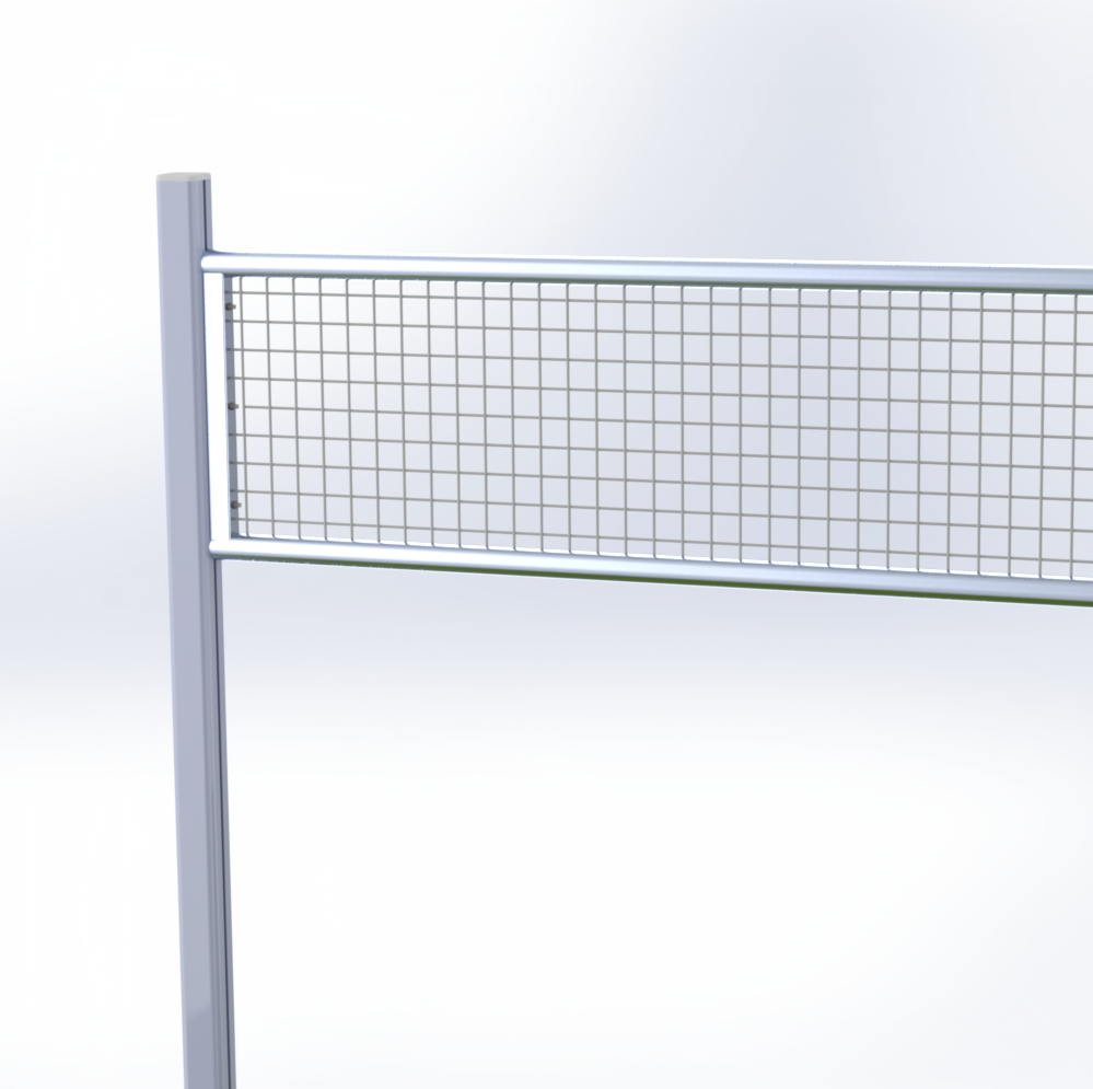 Volleybal Net Anti Vandalisme Vaste Installatie